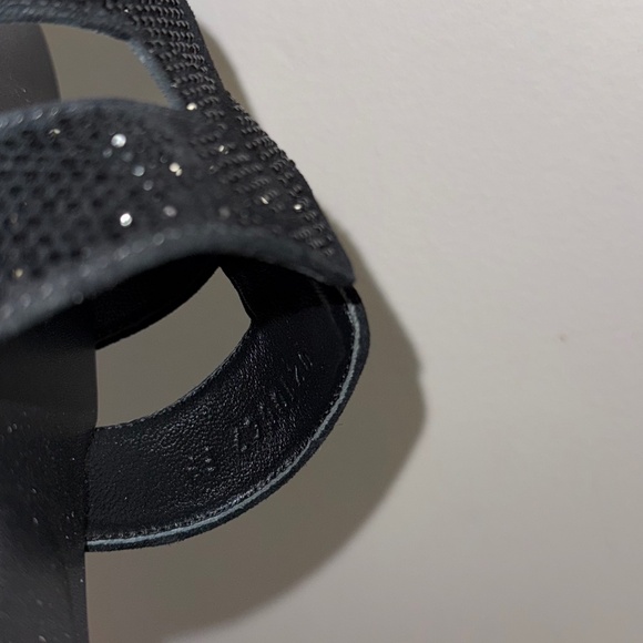 Hermes Oran Sandals Slippers Crystal/Sparkles Black - Picture 4 of 5